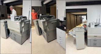 Image article Installation de la solution d’impression Press numérique Pro C5300