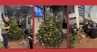 Image article Un Noël enchanté au cœur de nos bureaux !